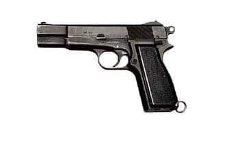 Browning 9 mm pistol Canadian army