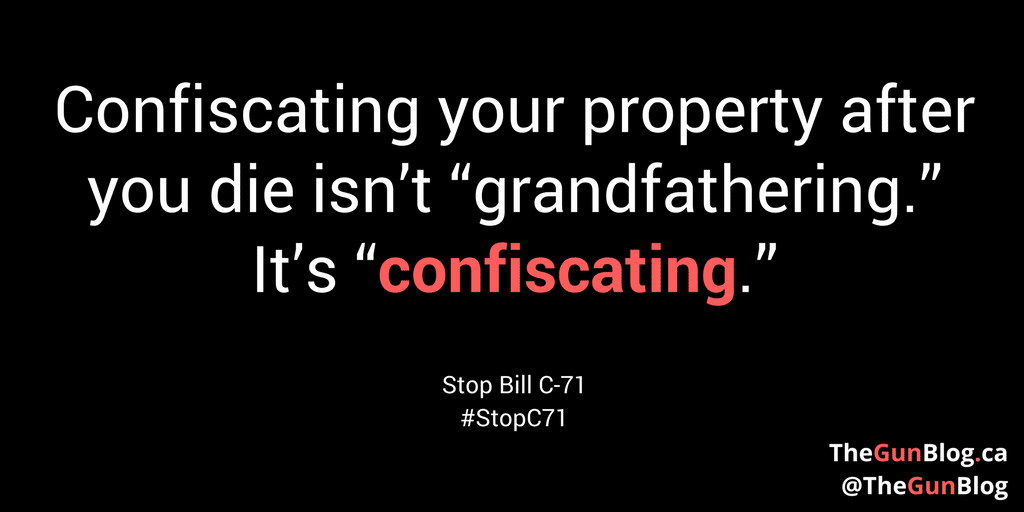 Confiscating Isn't Grandfathering