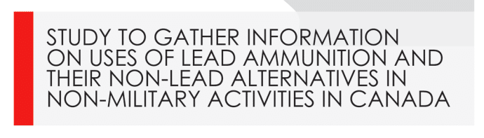 Canada Guns ToxEcology Study of Lead Ammunition