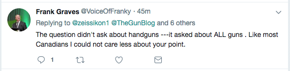 Frank Graves Tweet Could Not Care Less 2018-11-17