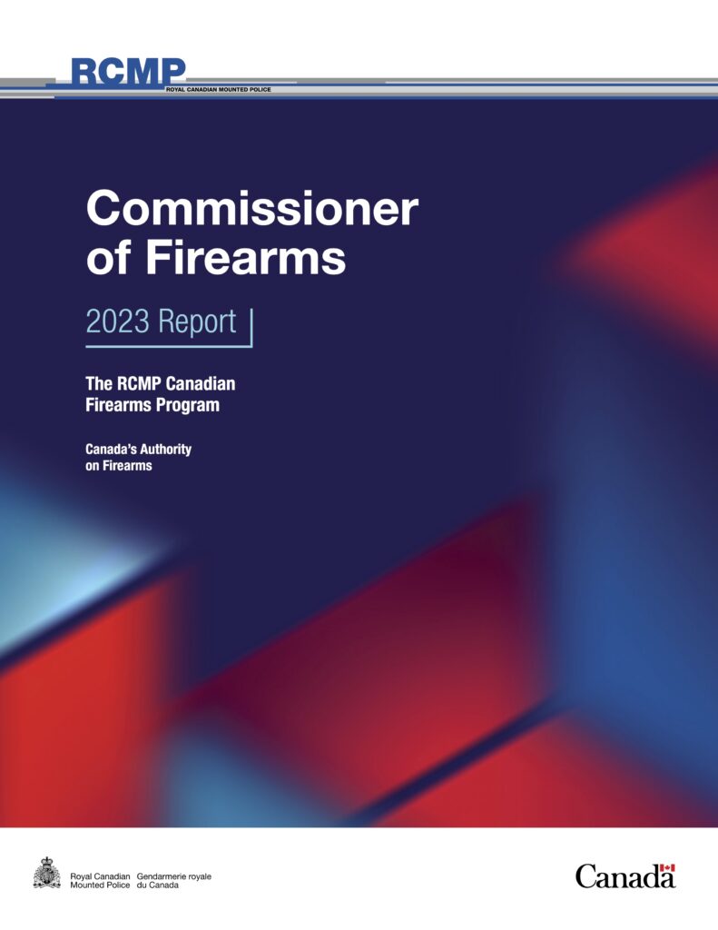 Rcmp 2023 Commissioner Of Firearms Report